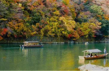 保津峡の風景