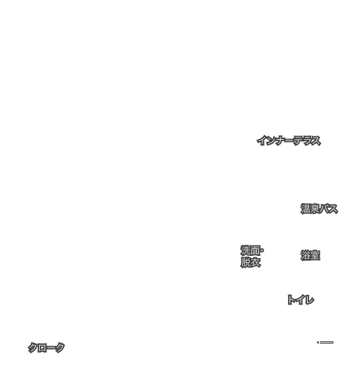 橙の間取り図